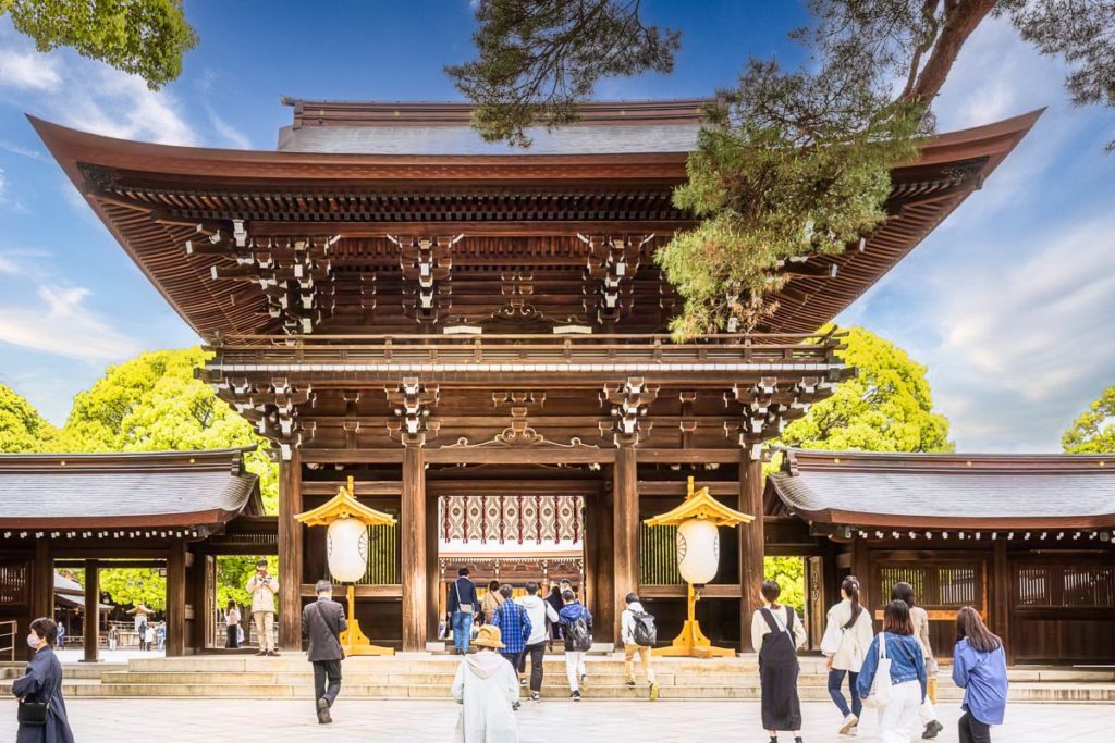 Harajuku → Meiji Shrine → Omotesando