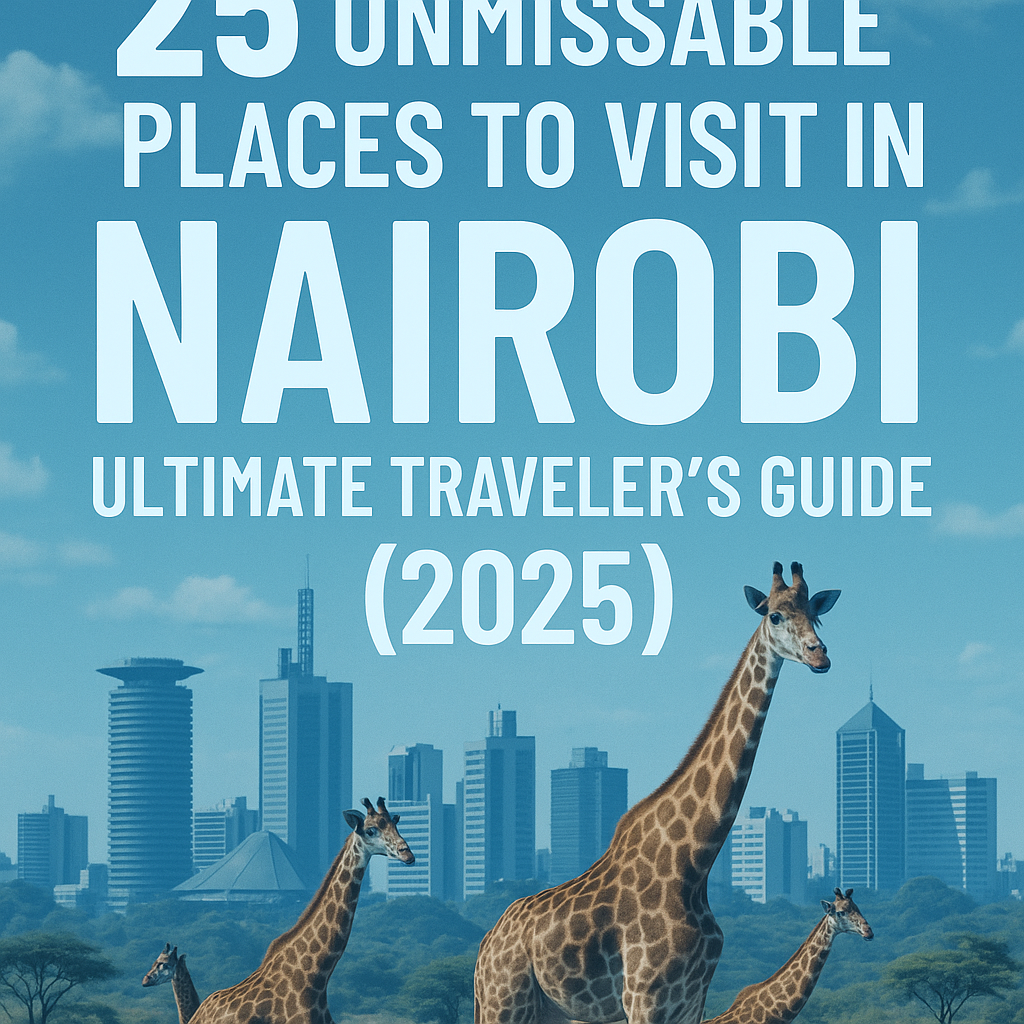 25 Unmissable places to visit in nairobi – Ultimate Traveler’s Guide (2025)